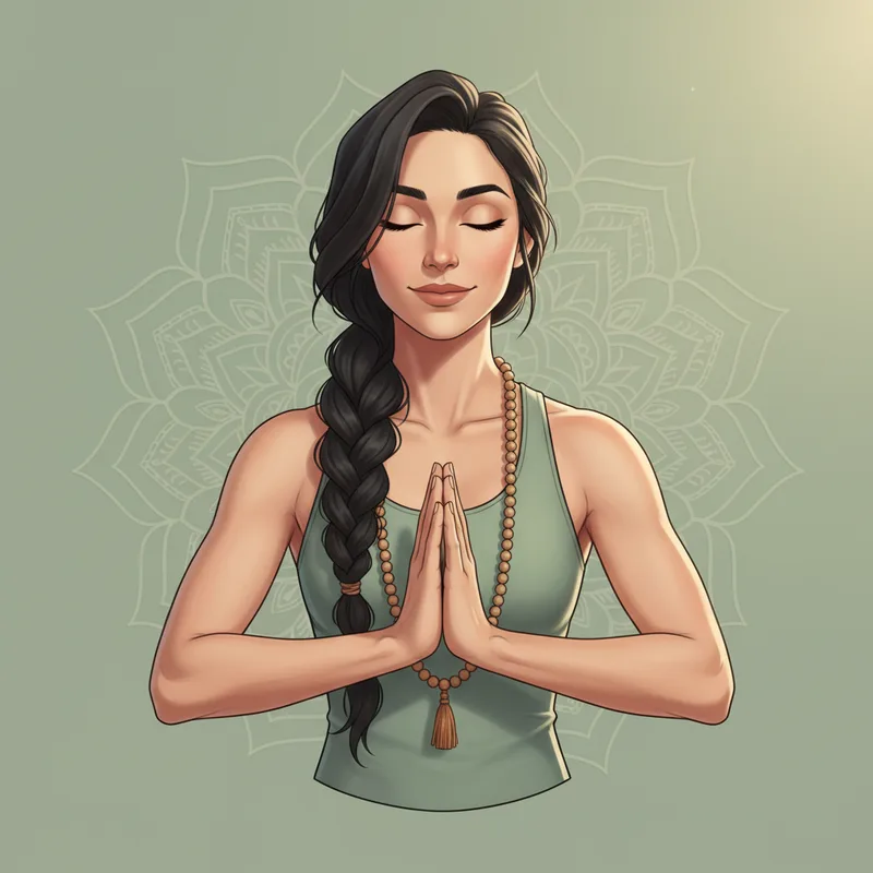 ZalipOff yoga instructor coach character staying balanced while the Pinterest grid scrolls on forever